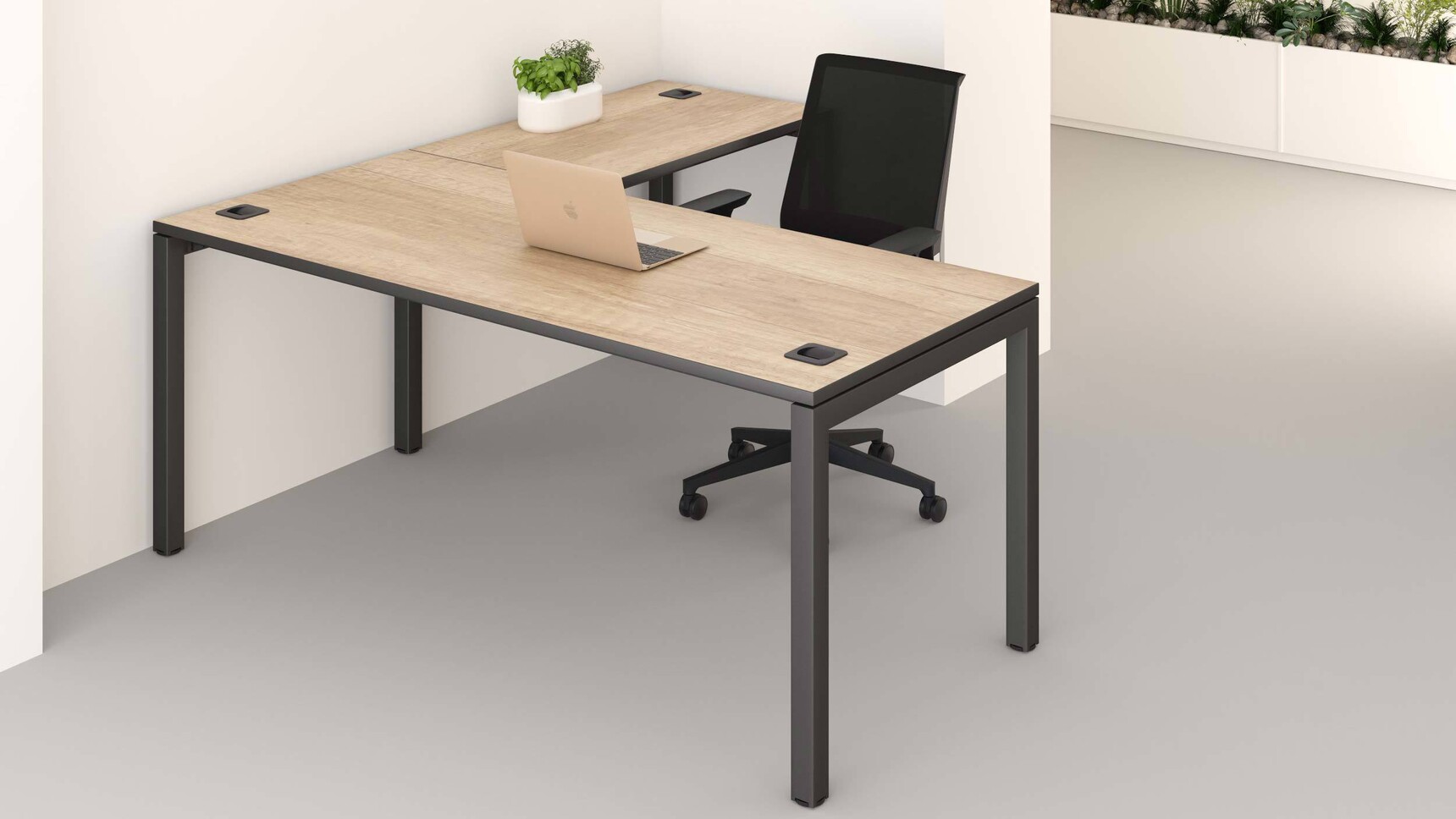 Elite Office Furniture Matrix Managers Workstation Wood Top Family Image