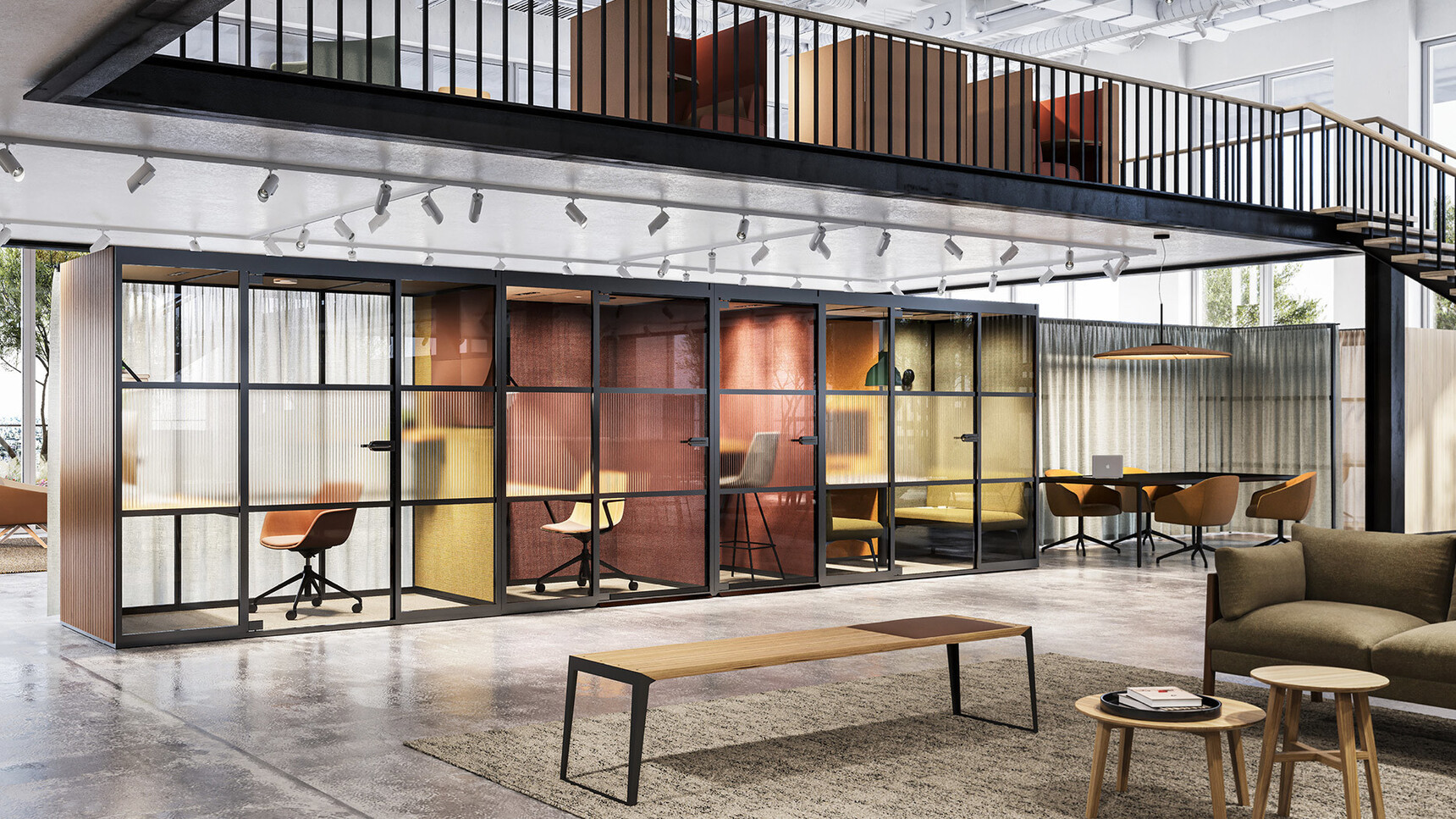 Boss Design Mews Meeting Pods In Office Setting