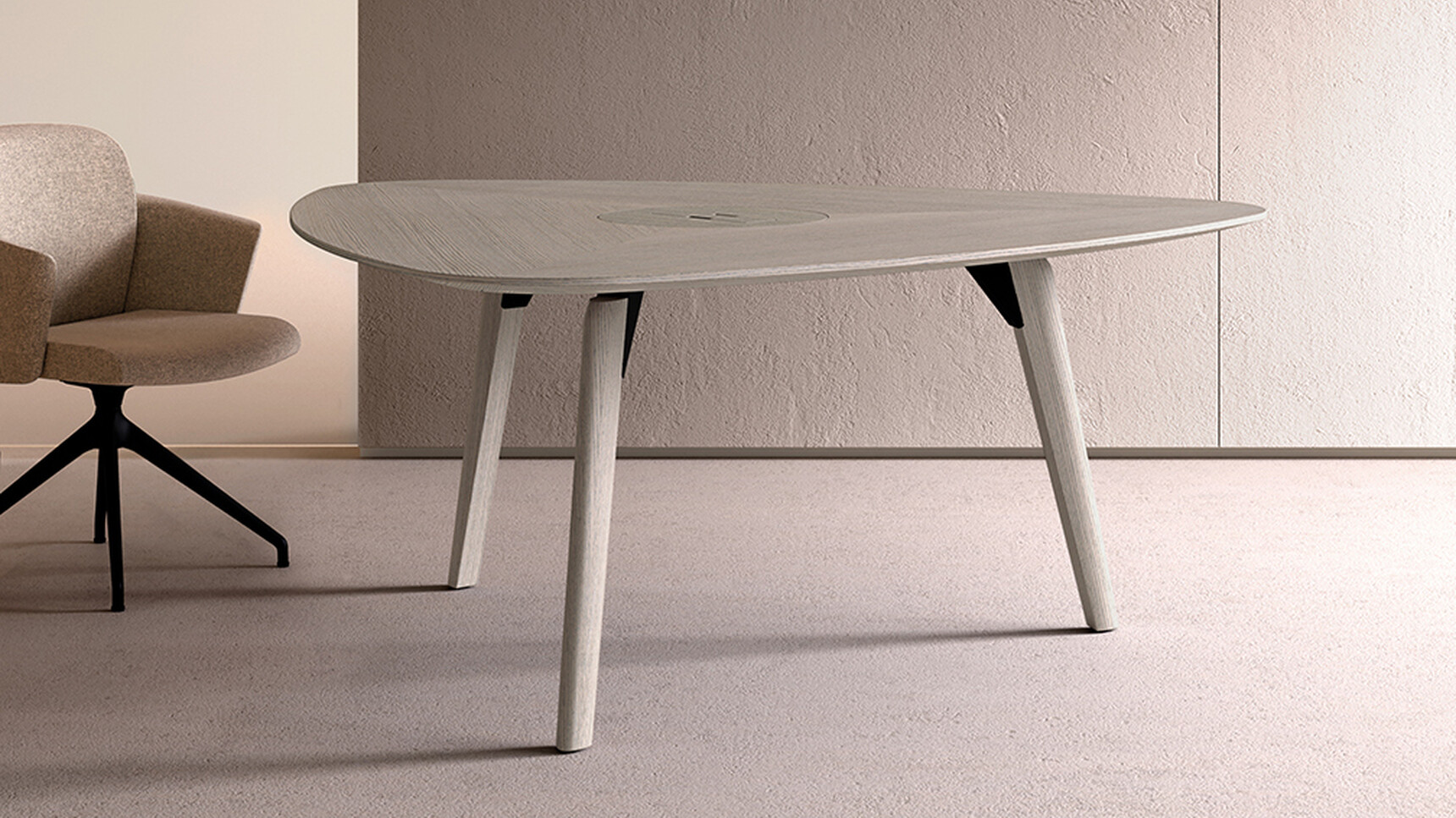 Bralco Rail Triangular Meeting Table Family Image