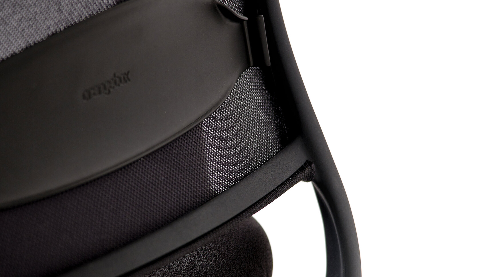 Orangebox Recur Mesh Back Office Chair Black Back Detail