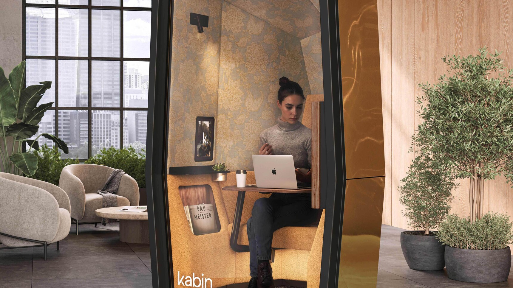 Kabin Kabin 1 Acoustic Personal Pod In Office Environment