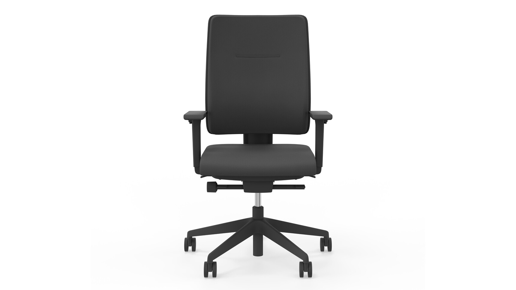 Viasit Toleo 3D Upholstered Office Chair | All Black | Quick Ship Front Angle Family Image