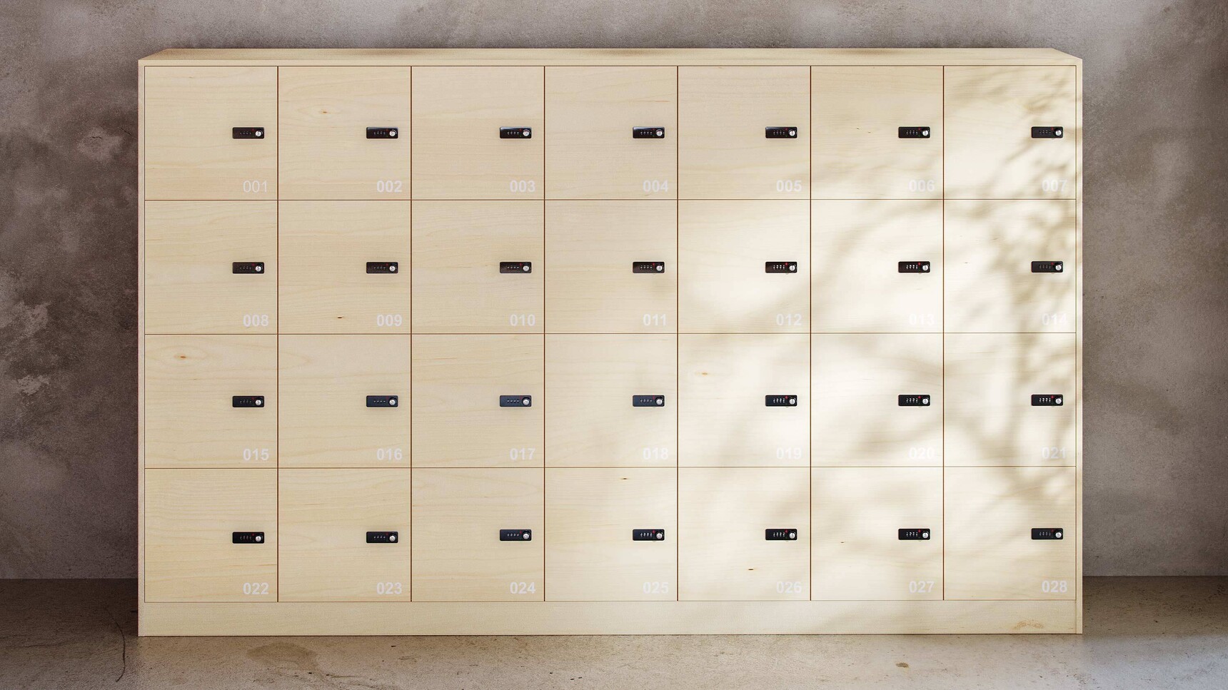 Rawside 7by4 Lockers Ply Doors Family Image