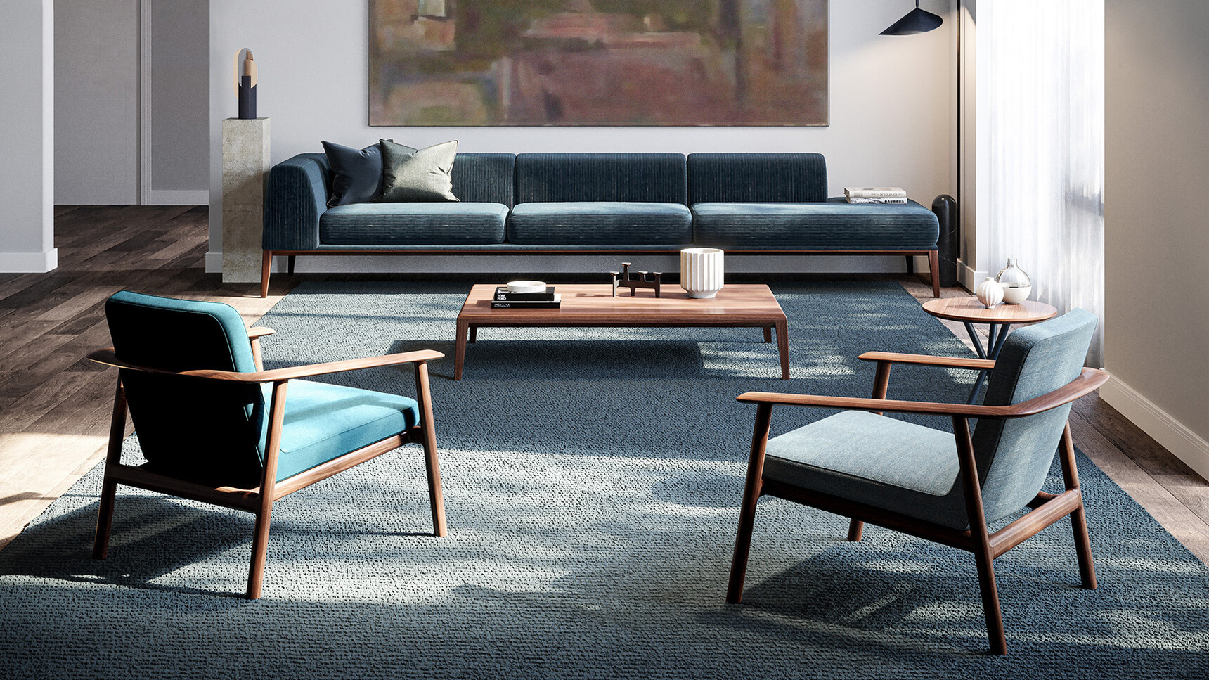 Boss Design Kato Lounge Armchairs In Lounge Setting