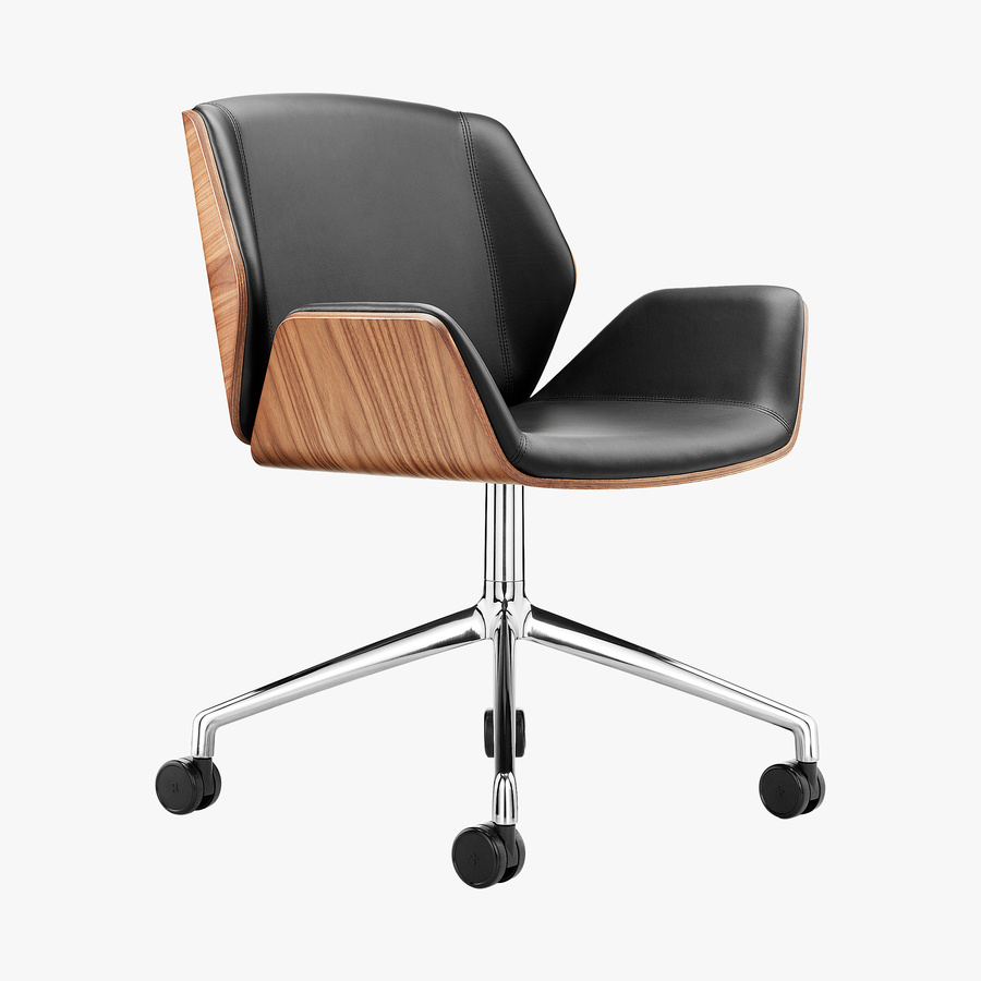 Boss Design Kruze Five Star Base Side Chair Hunts Office