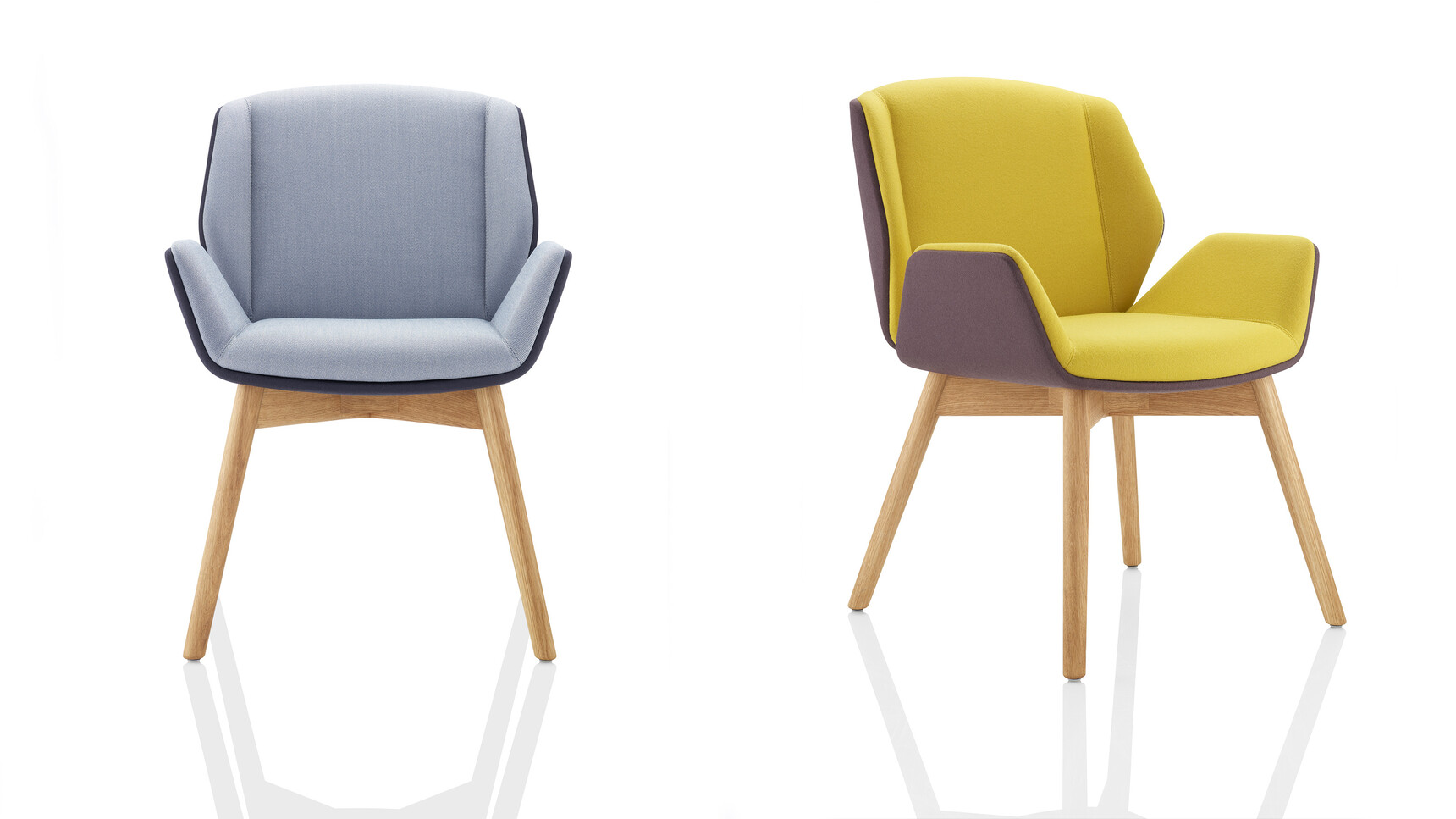 Boss Design Kruze Wooden Base Side Chairs Fully Upholstered Family Image