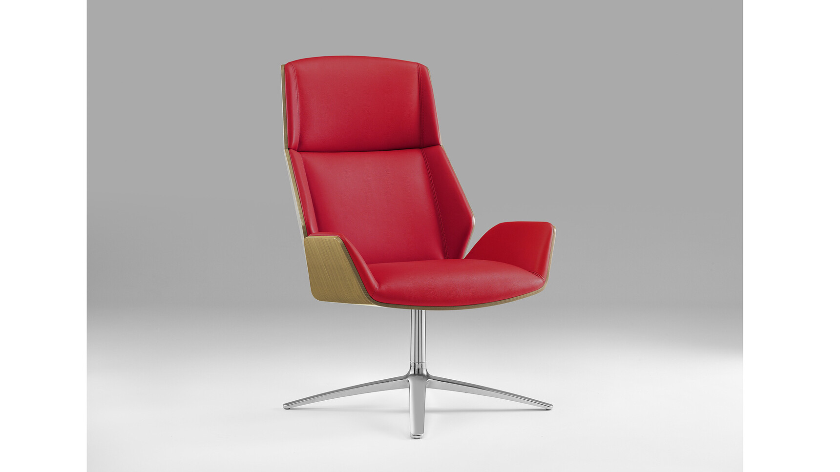 Boss Design Kruze Lounge Oak Outer Comfort Front Quarter Angle