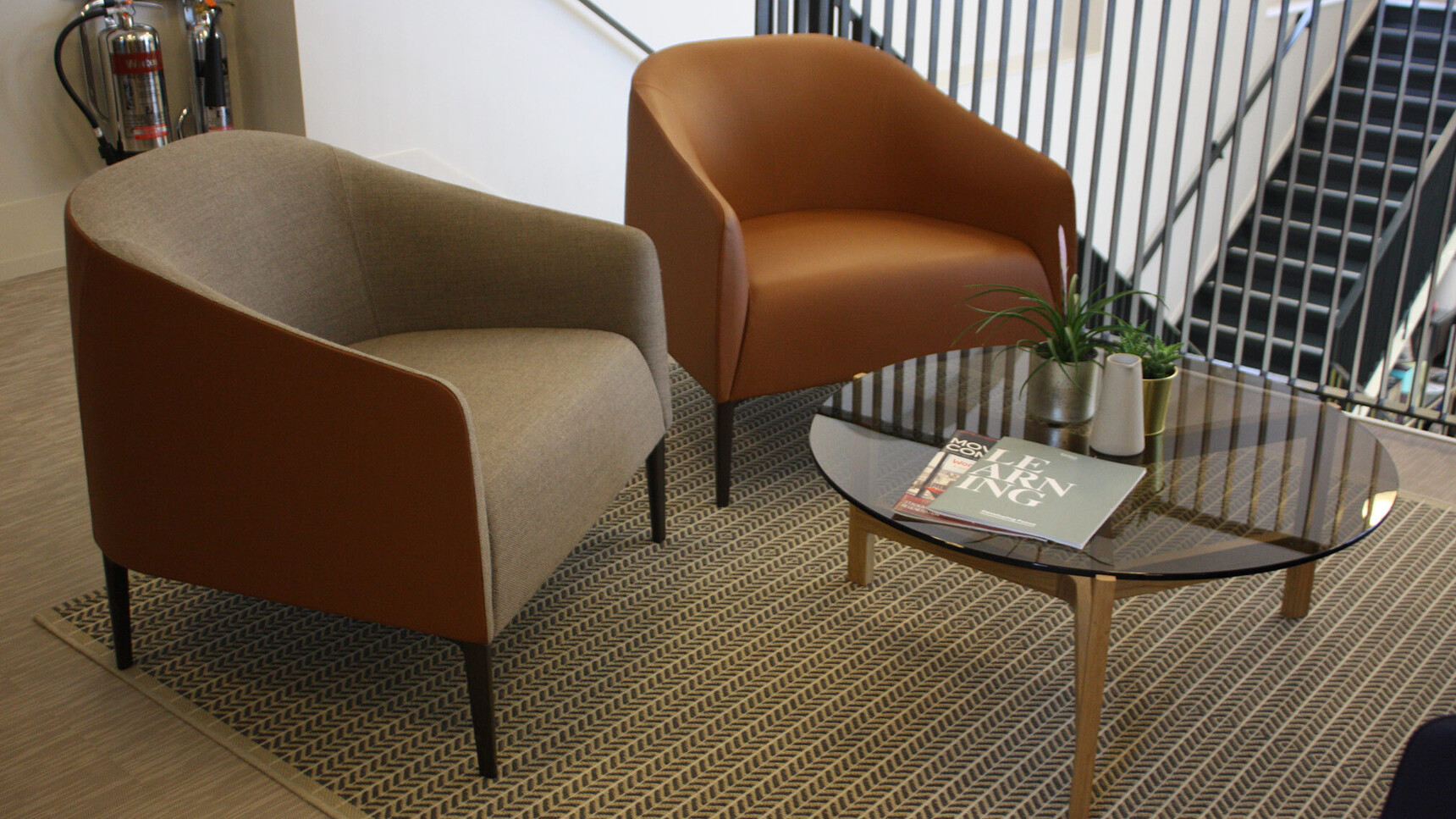 Two Manta Armchairs Upholstery Family Image