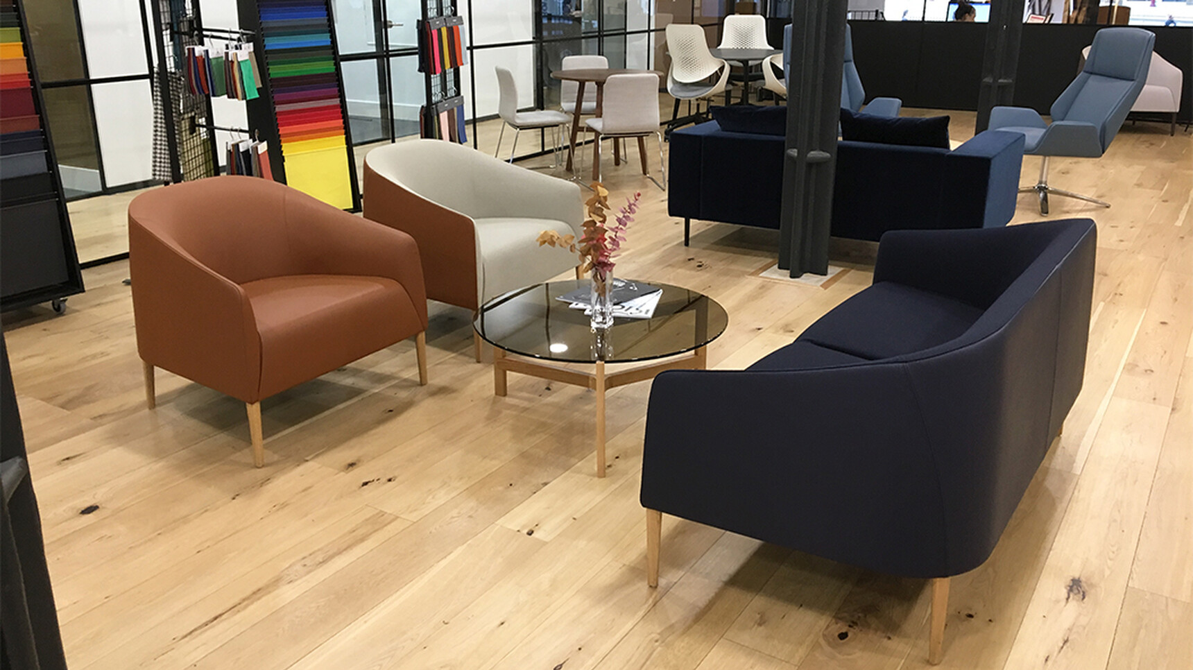 Two Manta Armchairs Upholstery With Sofa Family Image