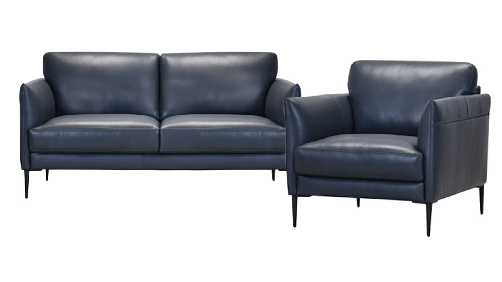 Elite Office Furniture Madison One-Seater Sofa With Two Seater Sofa In Office Setting