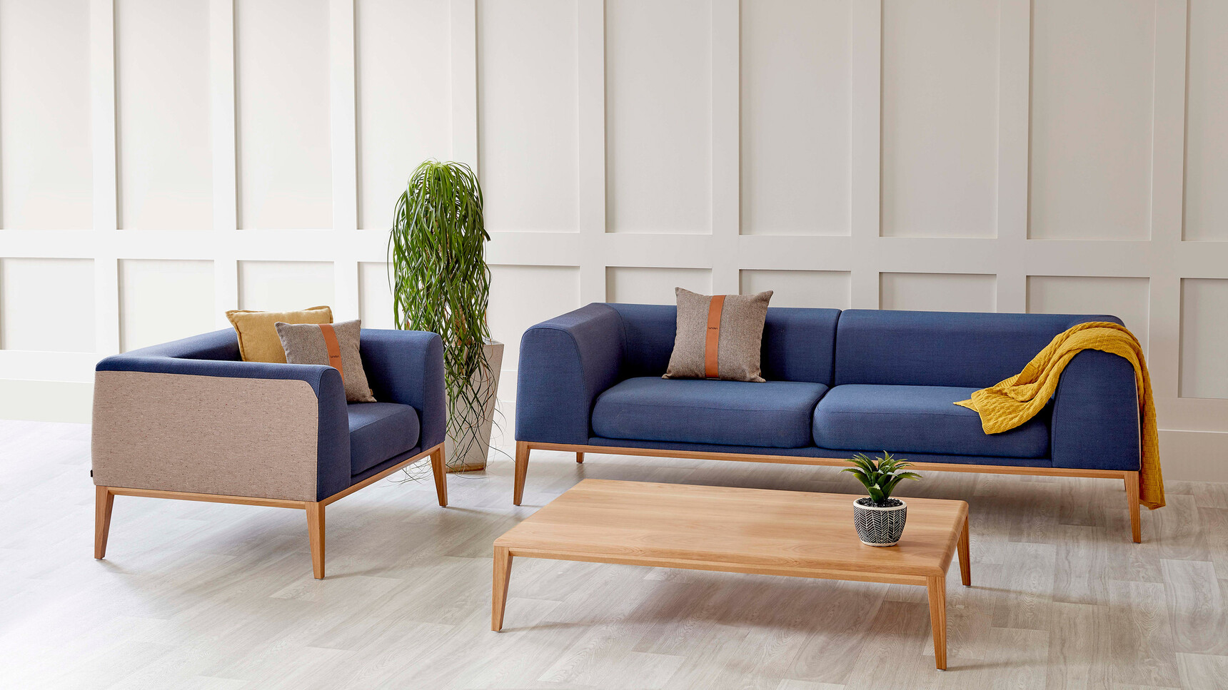 Boss Design Maysa Lounge Armchair With Sofa and Coffee Table Family Image