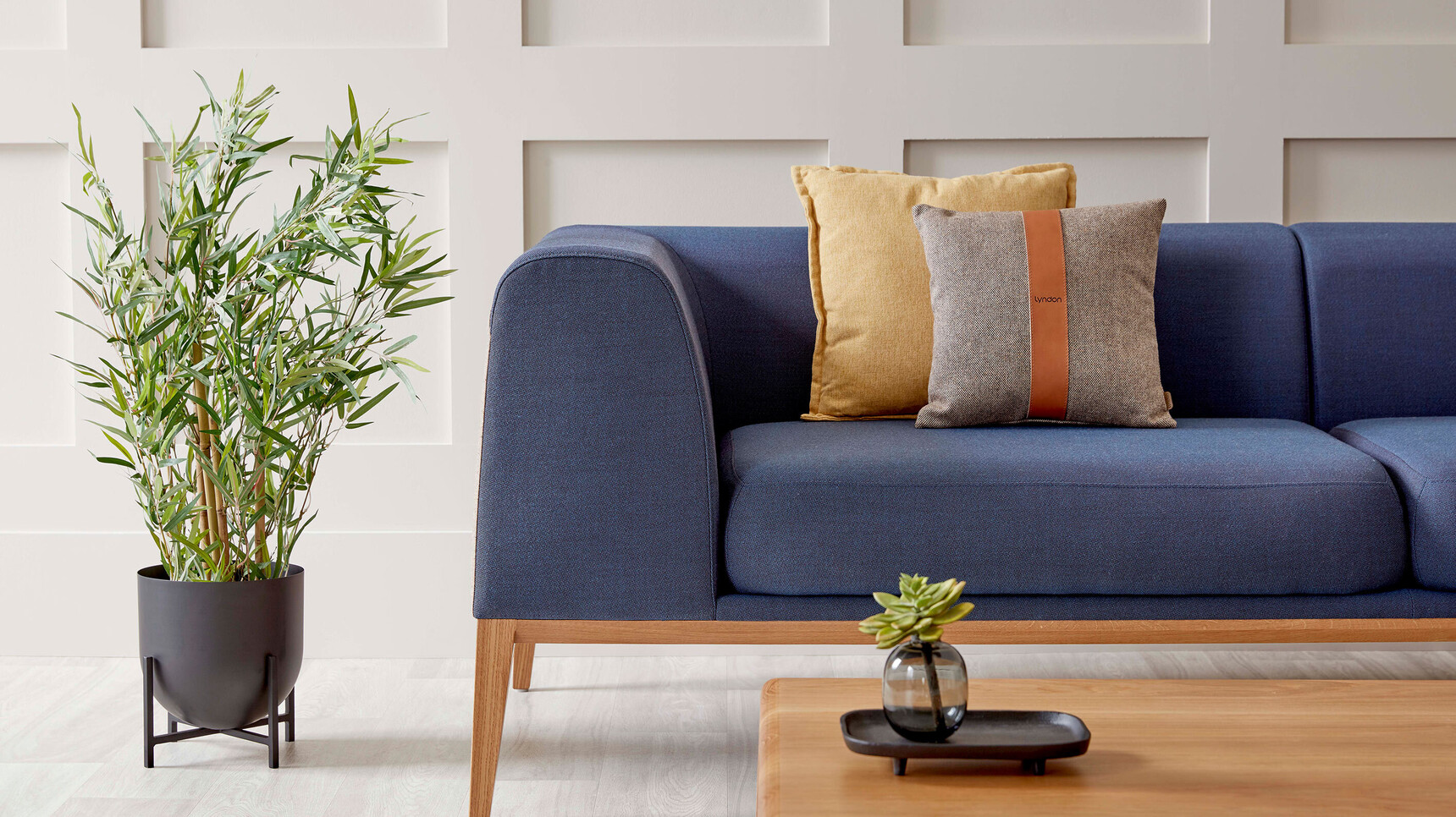 Boss Design Maysa Compact Sofa With Plant Family Image