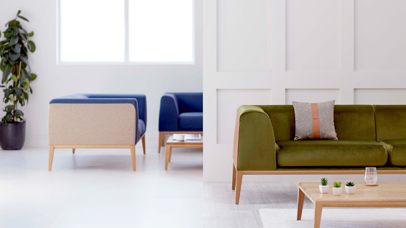 Boss Design Maysa Modular Sofa With Armchair In Situ