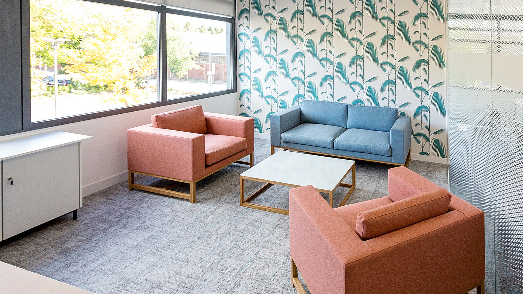 Boss Design Orten Two Seater Sofa With Two Armchairs In Lounge Setting