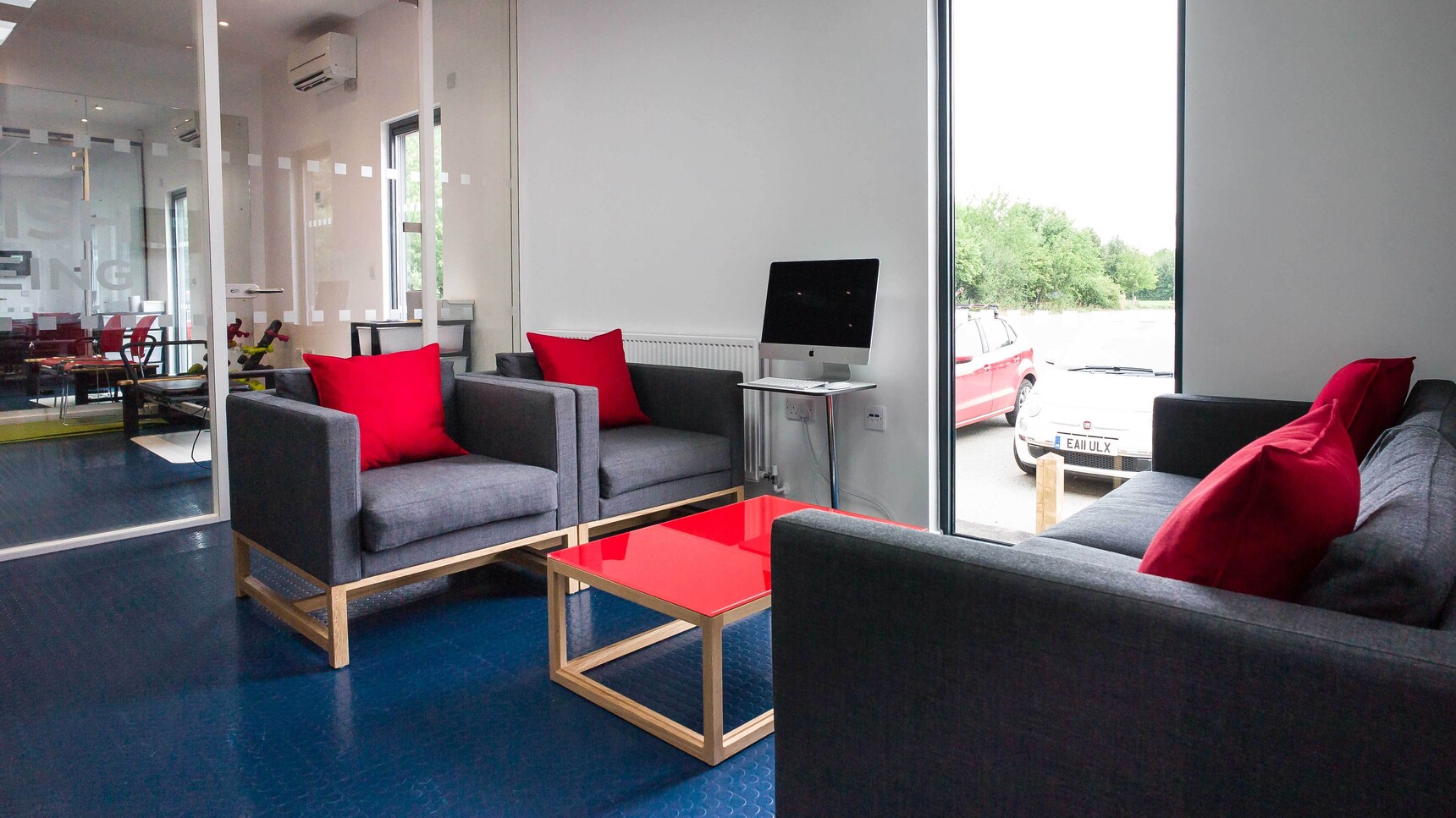 One Orten Two Seater Sofa With Two Armchairs In Lounge Setting