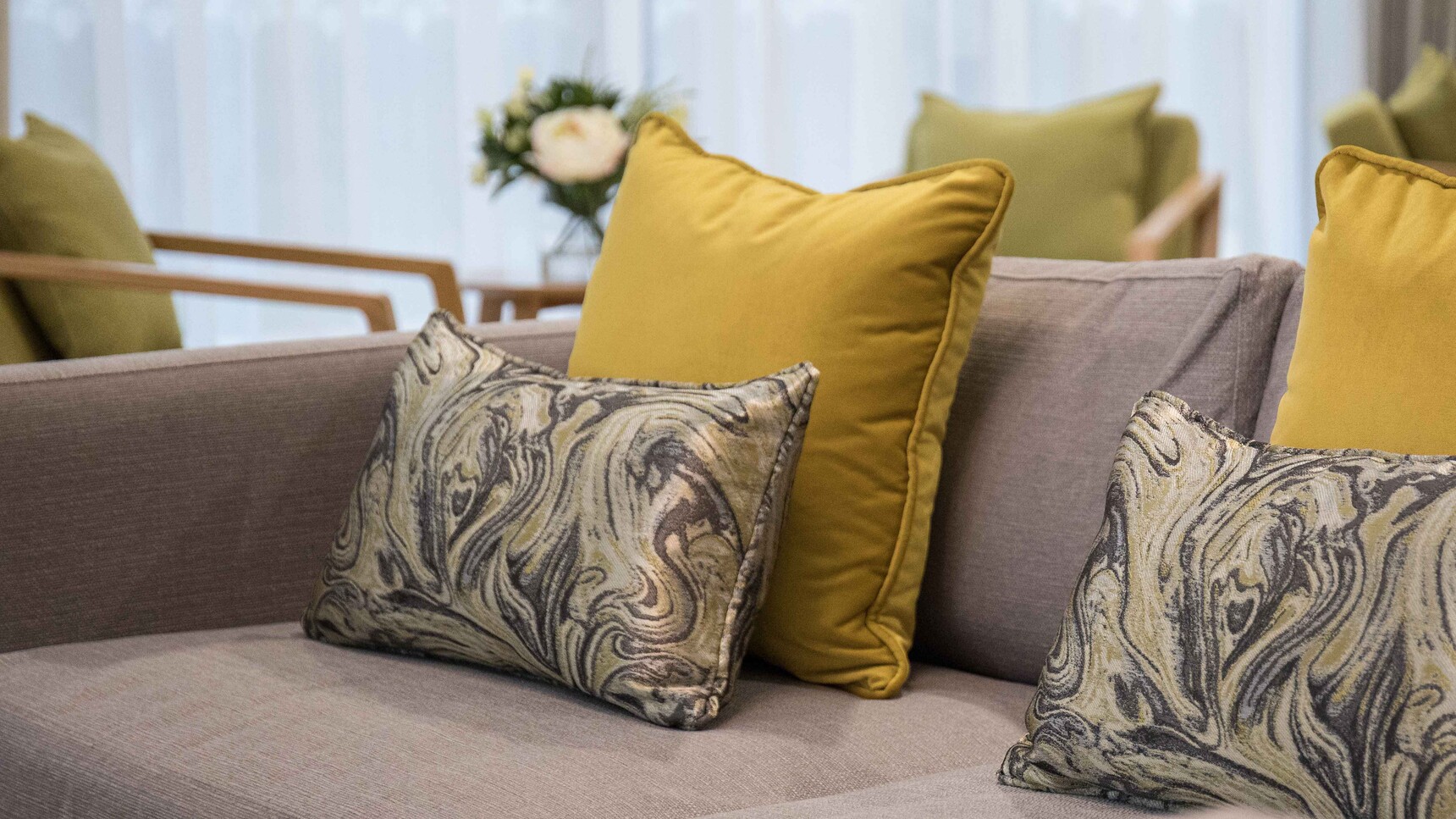 Boss Design Orten Three Seater Sofa With Cushions Detail Image