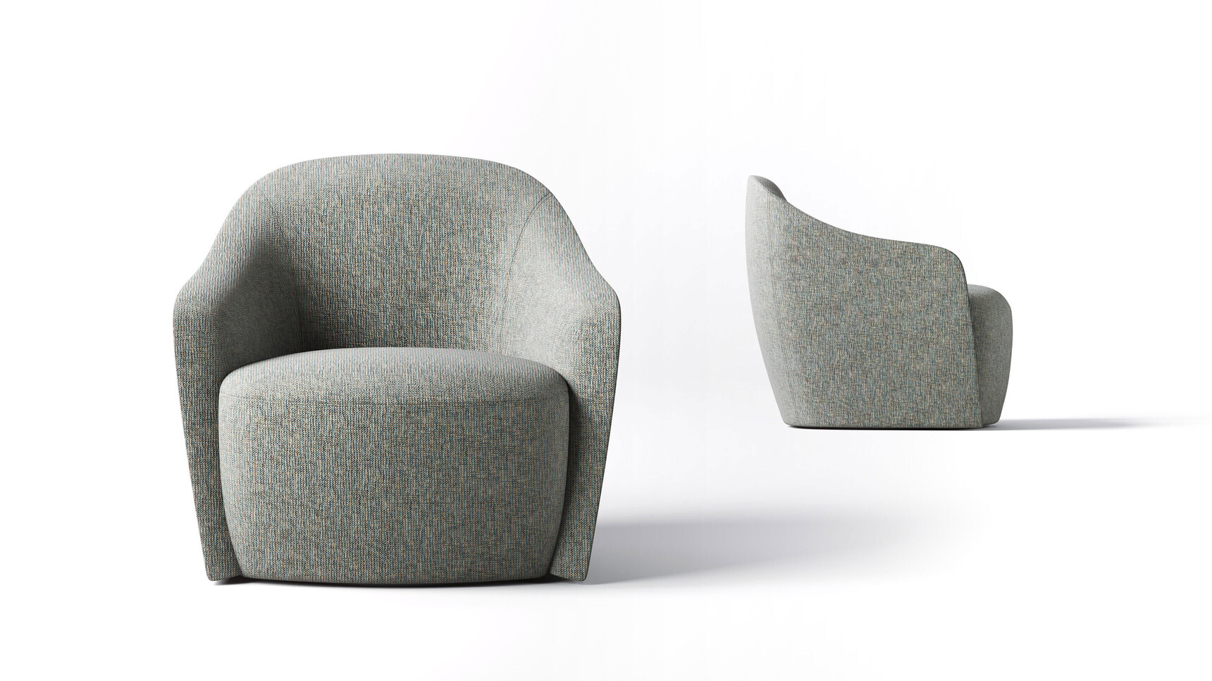 Boss Design Remi Lounge Chair White Background Family Image