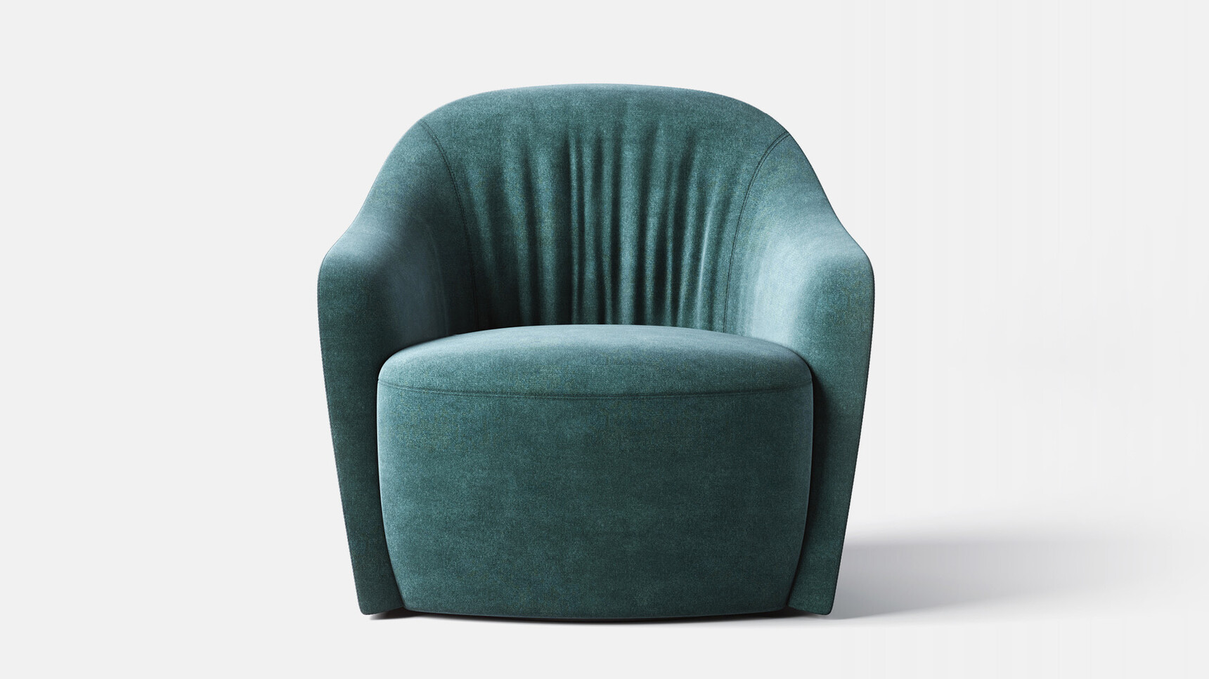 Boss Design Remi Plush Lounge Chair Green Upholstery Family Image