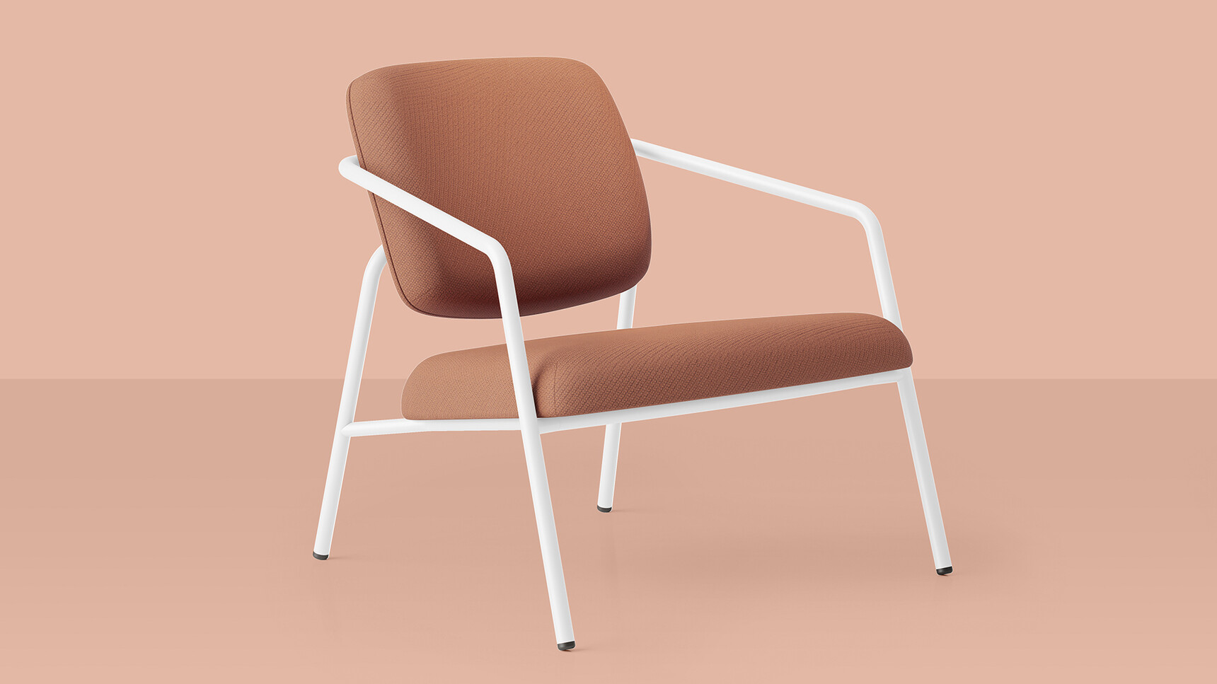 Boss Design Rosa Lounge Front Three Quarter White Frame Family Image