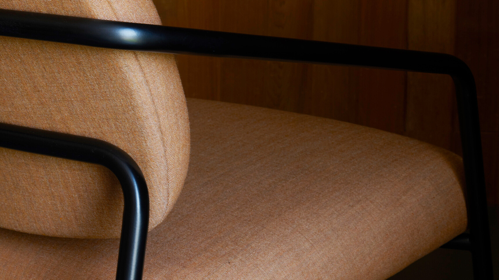 Boss Rosa Lounge Armchair Black Frame Detail Image Of Back