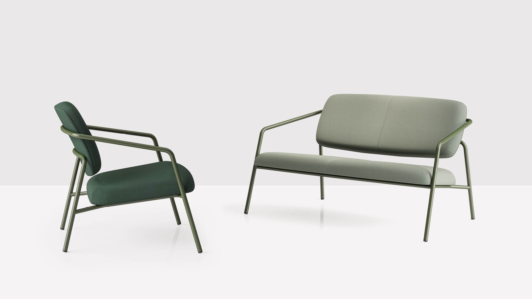 Boss Design Rosa Lounge Sofa With Lounge Armchair Family Image