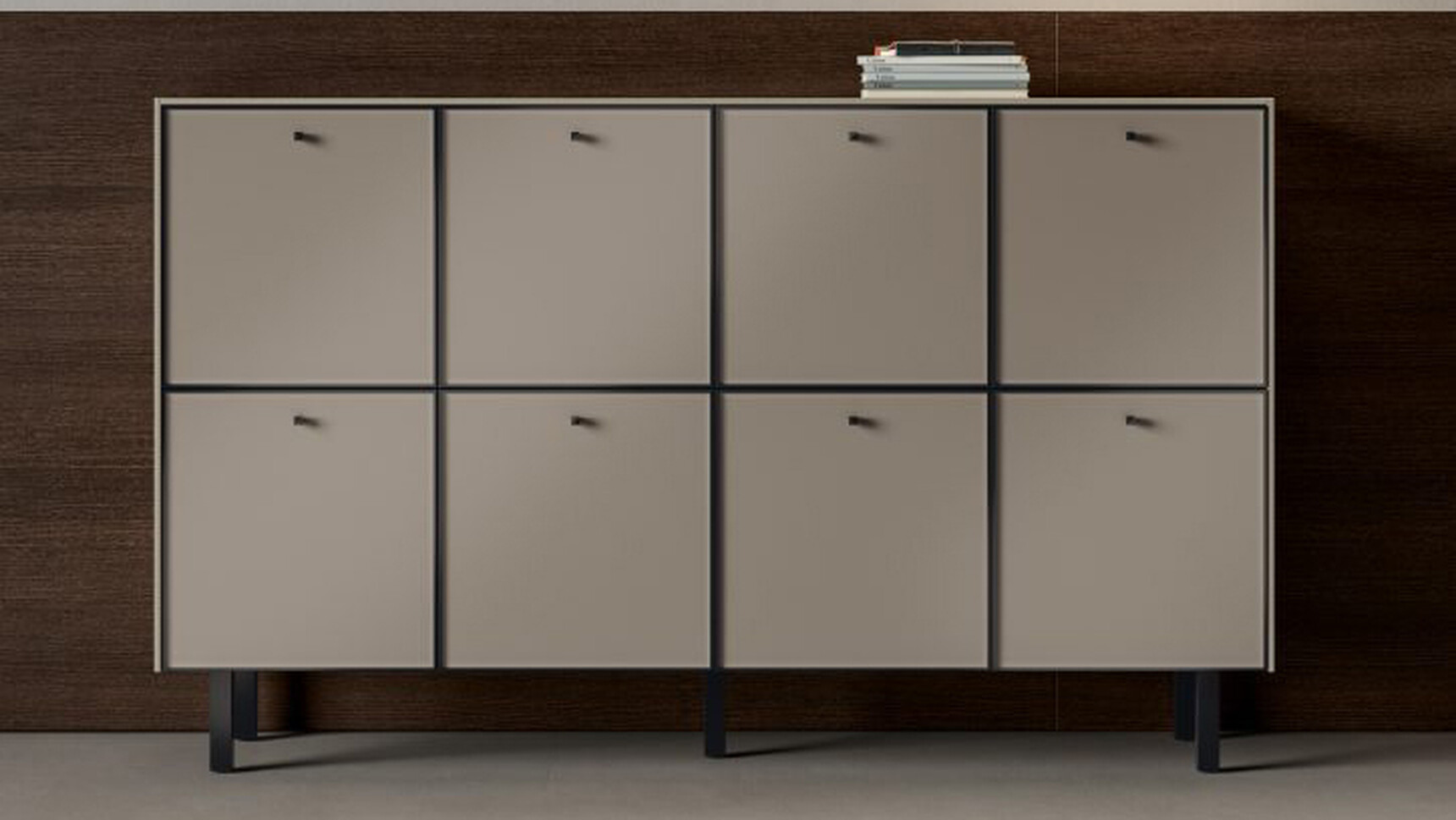 Bralco Arkki Credenza Unit with 4 Pair of Doors 2 Fixed Shelves Family Image