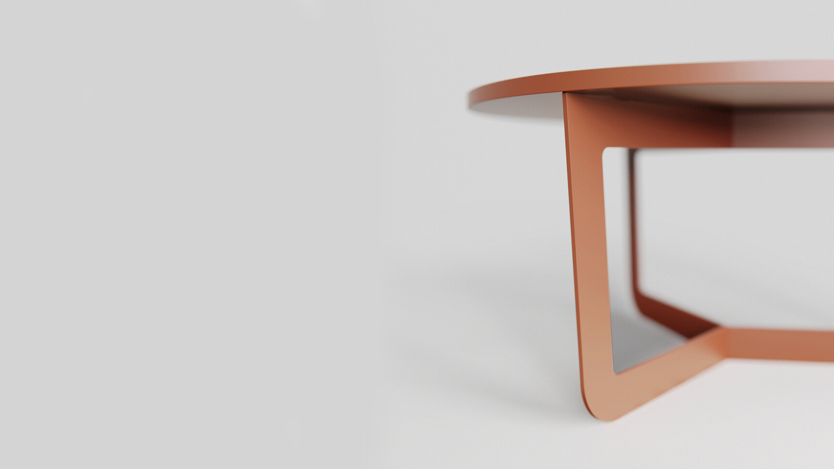 Workstories Arc Small Coffee Table Detail Image Grey Background
