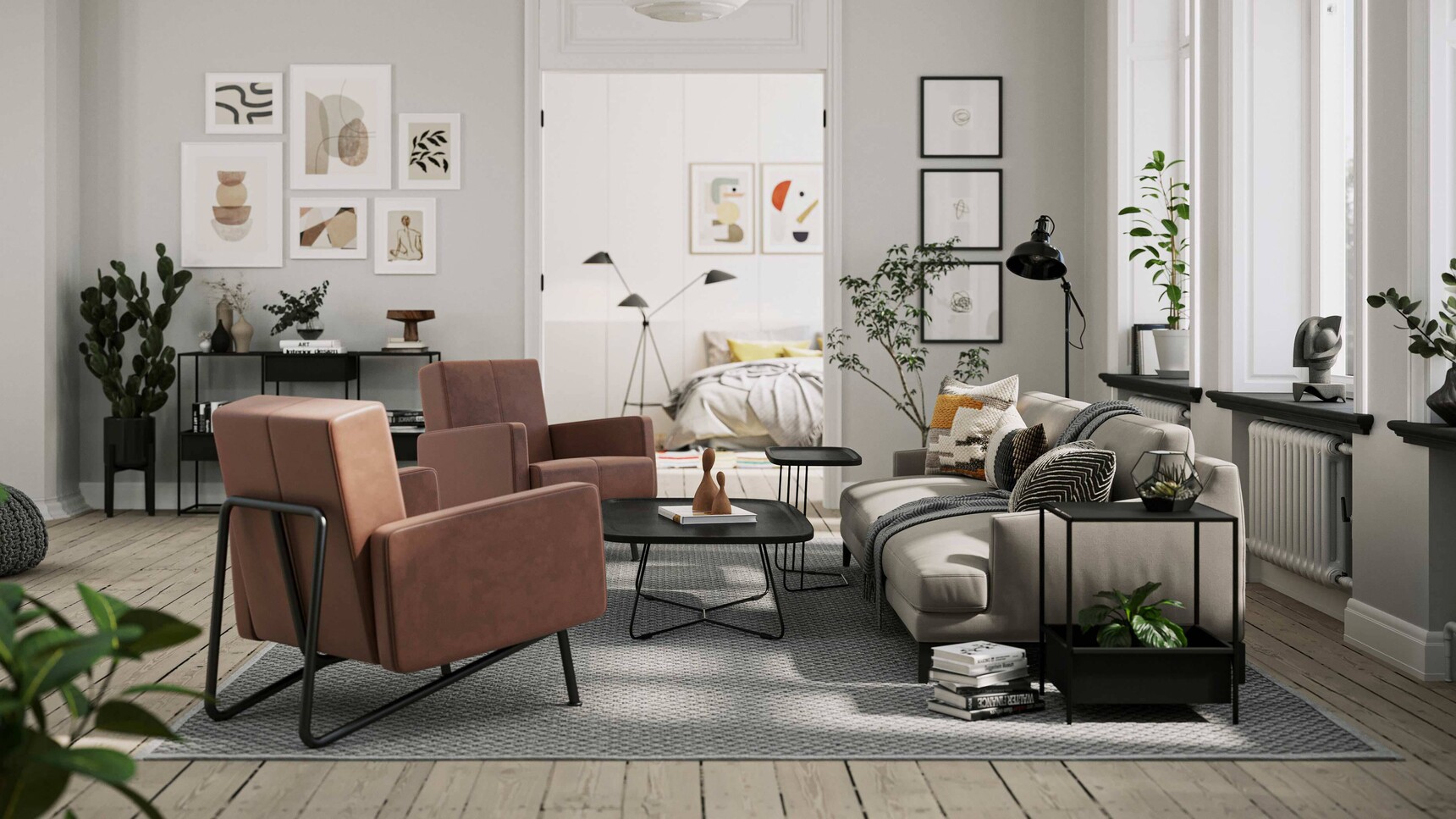 Workstories Urban Side Table In Office Setting