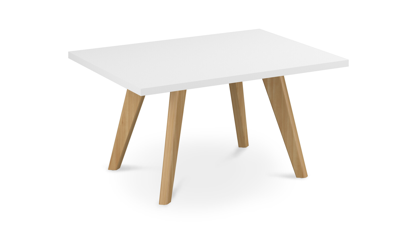 Workstories Hub Square/Rectangular Coffee Table White Top Family Image