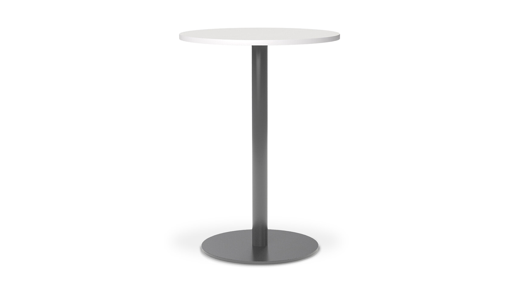 Workstories Pedestal Round Poseur Height Table With Round Base 800mm Diameter Family Image