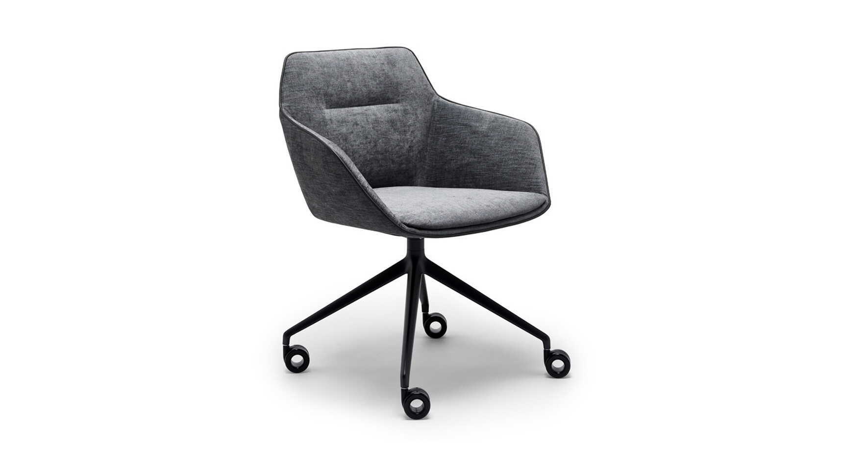 Brunner Ray Soft Swivel Low Back Chair With Integrated Arms | Four Star Base Family Image
