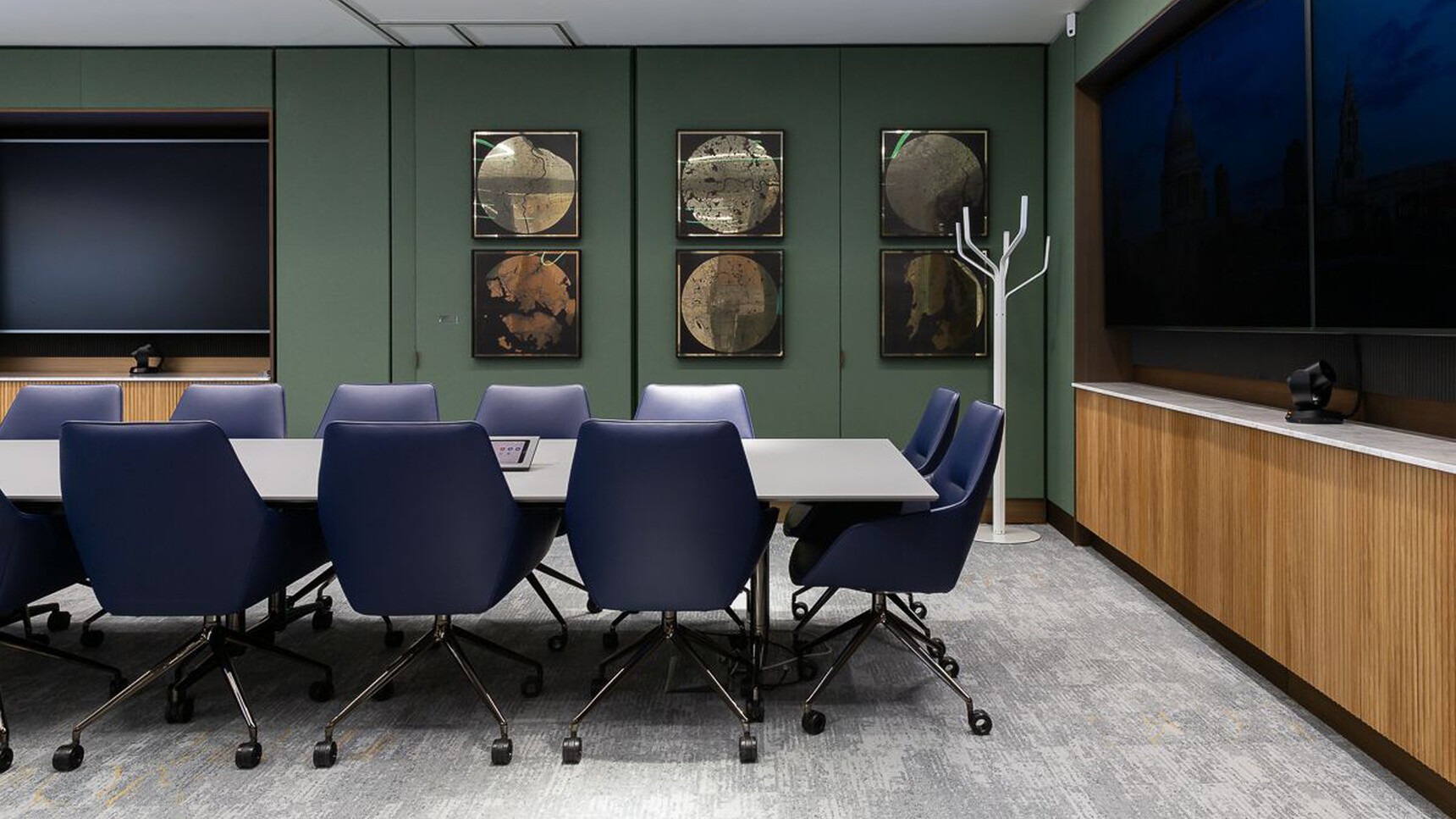 Brunner Ray Soft Swivel Mid Back Chairs With Integrated Arms Four Star Base Family Image