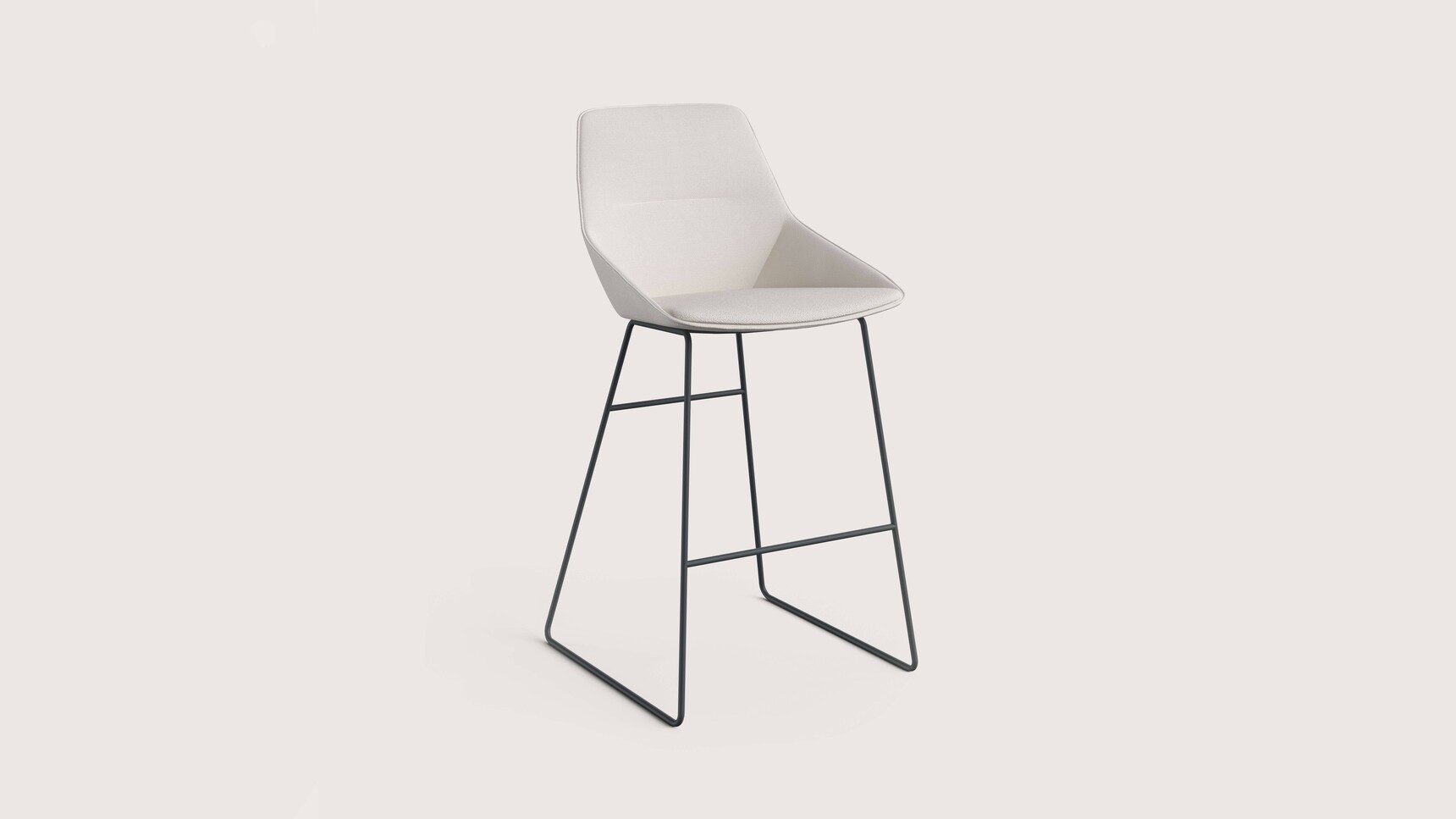 Brunner Ray Soft Barstool | Sled Base 9644 Family Image