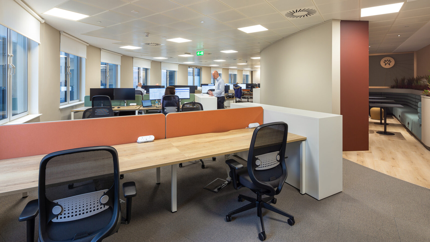 Connection WorkWell Task Chairs At Desks In Office Environment