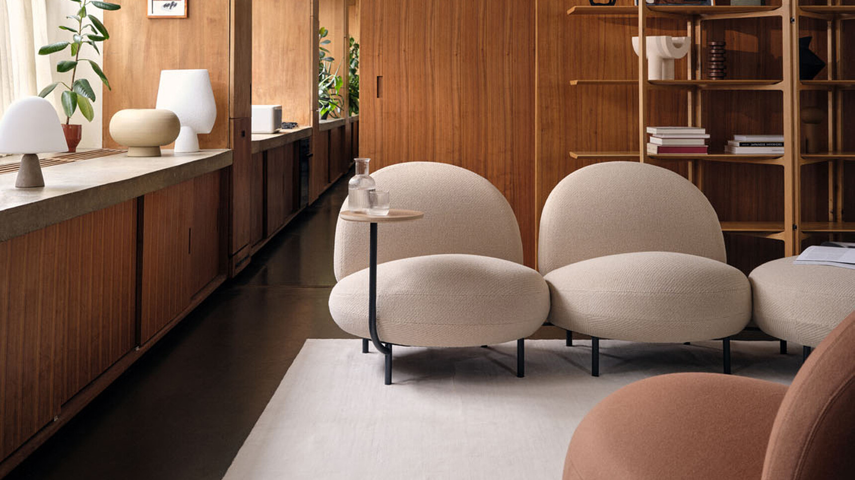 Modus Maluma MLU002 MLU004 MLU001 MLU003 Cream Upholstery In Office Setting