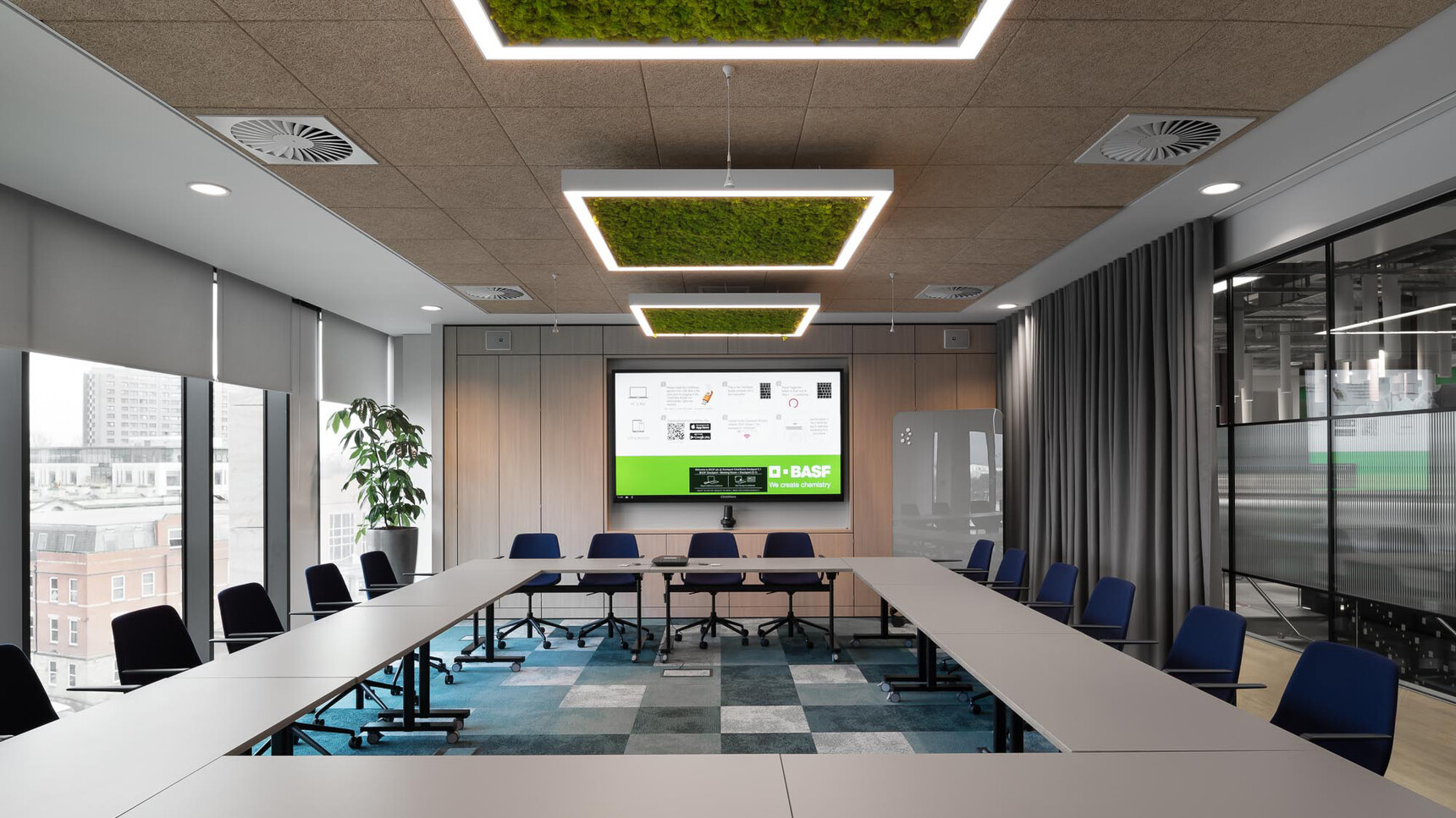 Workstories FlipTop Meeting Tables In Office Setting