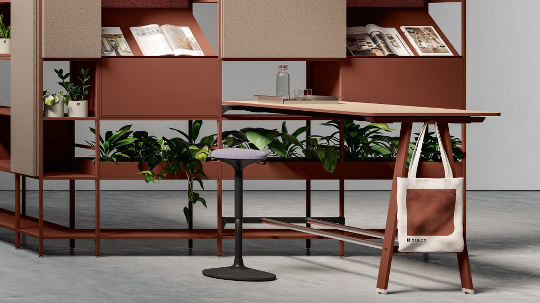 Bralco Arkki Concerto Red Finish Detail Image