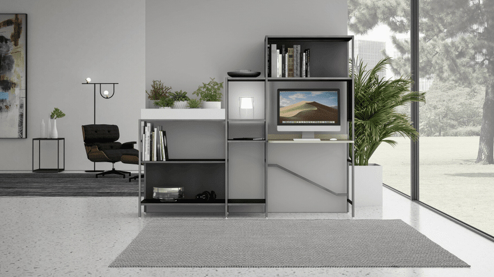 Bralco Arkki Concerto Grey Finish In Office Environment