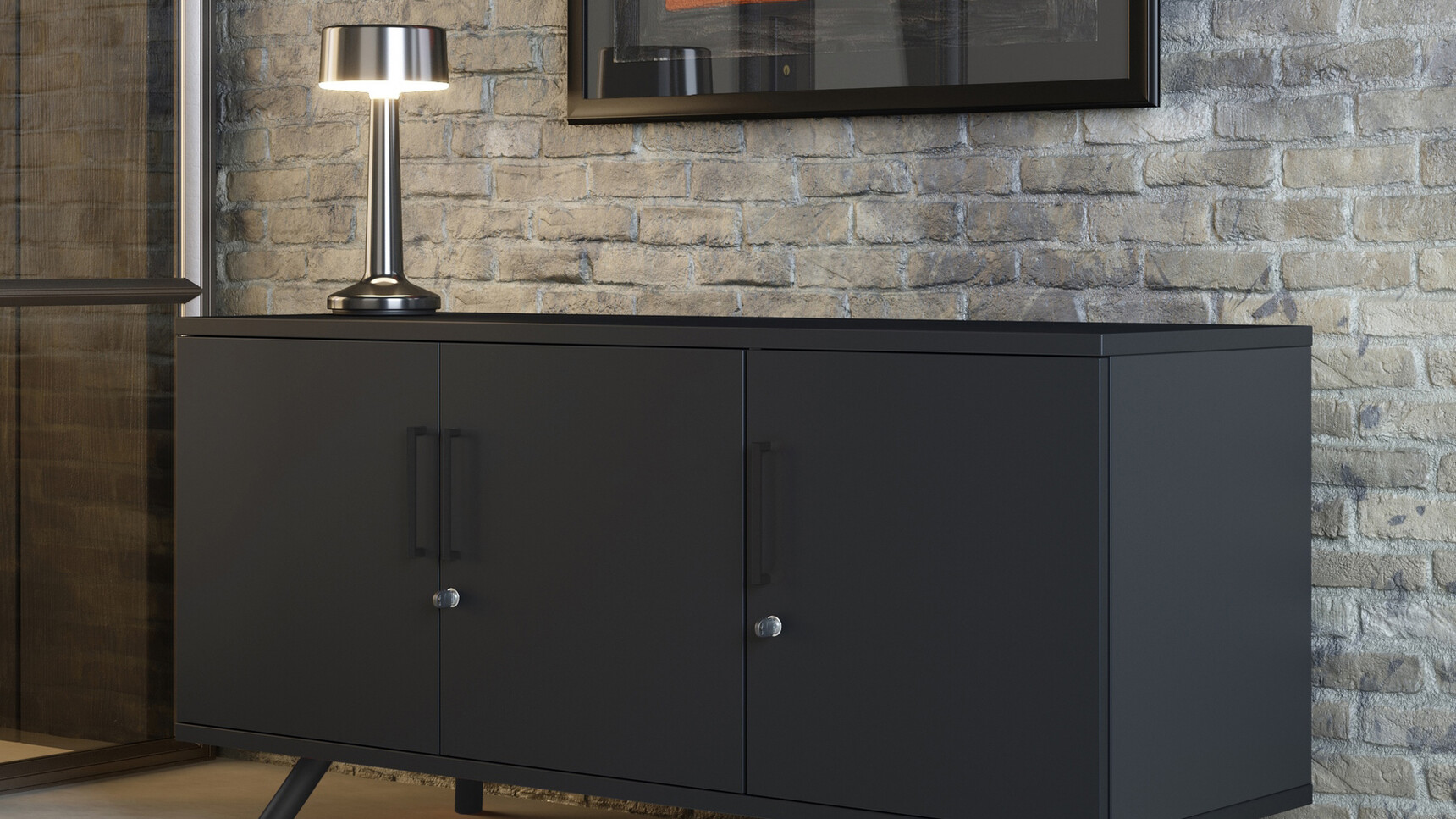 Elite Office Furniture Flare Boardroom Storage Unit | 3 Doors Family Image