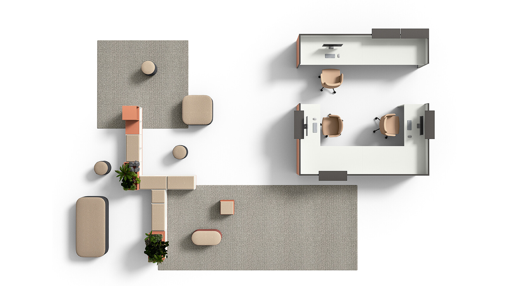 Bralco Outline Reception Counter In Situ