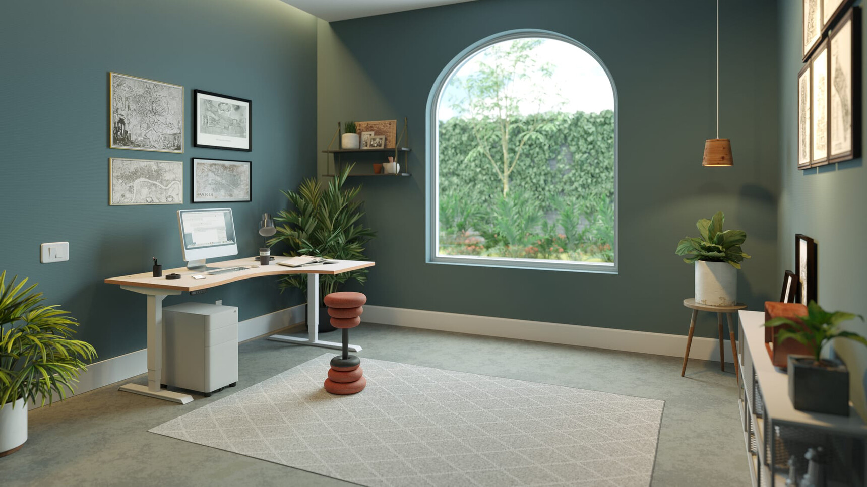 Edit Office Moda L Pedestal Under Desk In Home Office