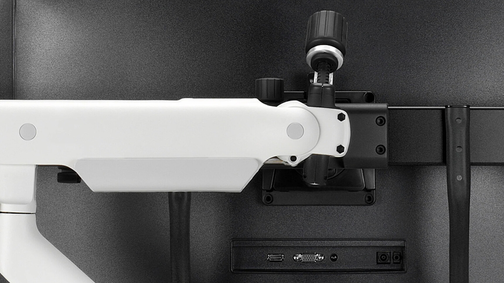 CBS Flo X Multi Arm White Finish Detail Image