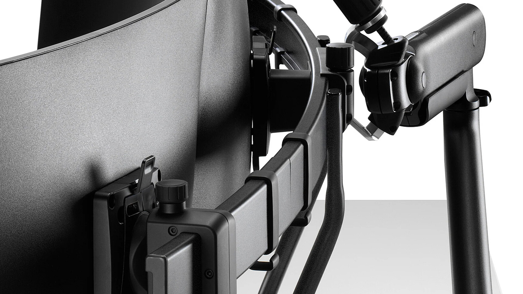 CBS Flo X Multi Arm Black Finish Detail Image Dual Image Detail