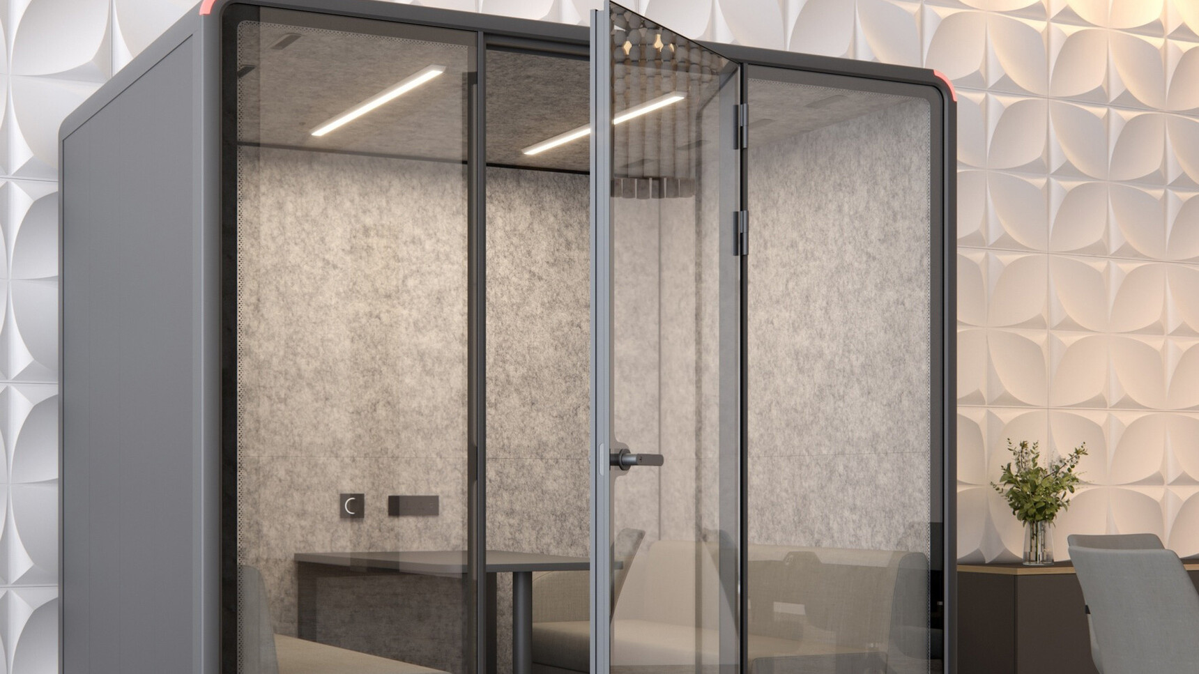 Elite Serene Open Meeting Pod In Office Environment