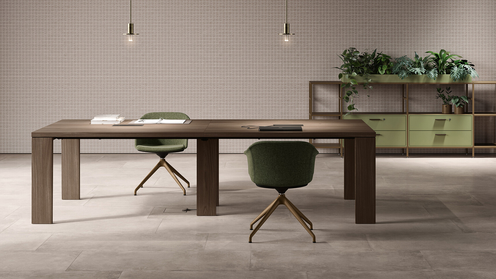 Bralco Sile 4 Rectangular Meeting Table In Situ
