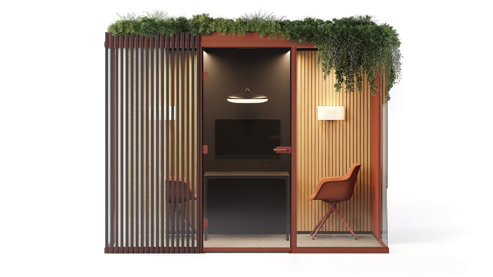 Boss Design Eden 2 Meeting Pod Front Family Image