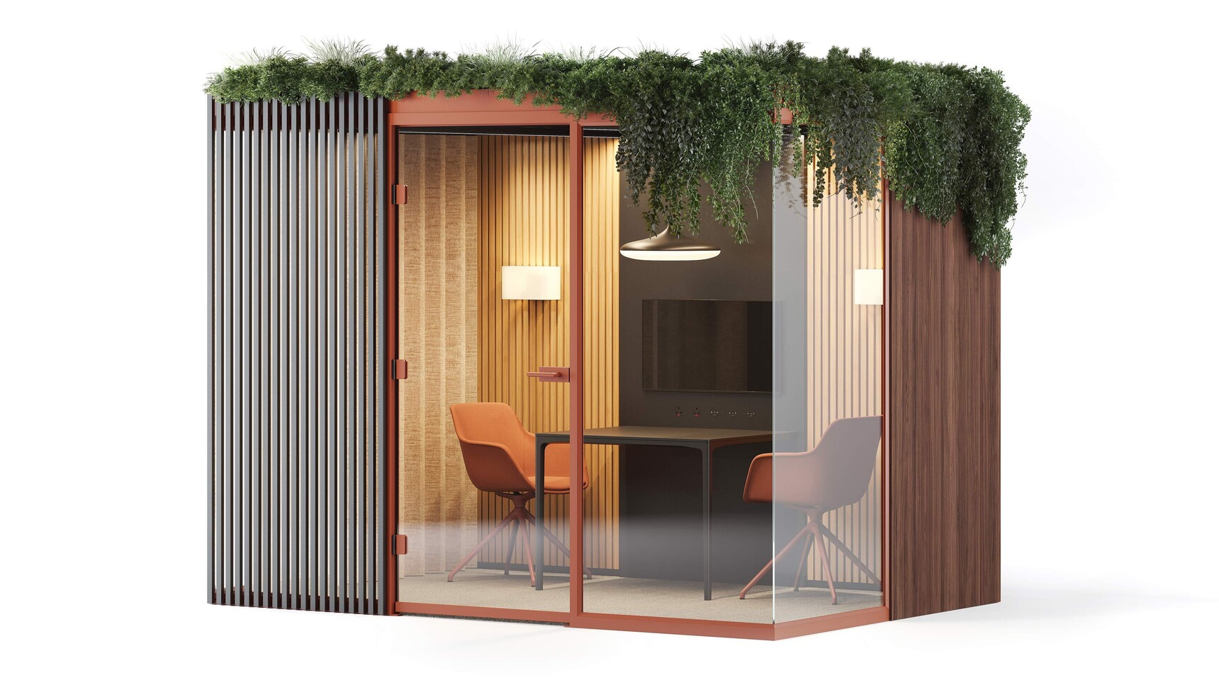 Boss Design Eden 2 Meeting Pod Front Quarter Family Image