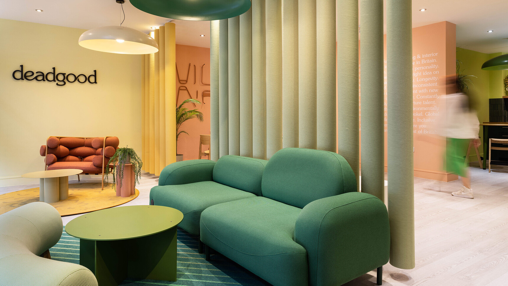 Deadgood Aluminium Round Coffee Table Family Image