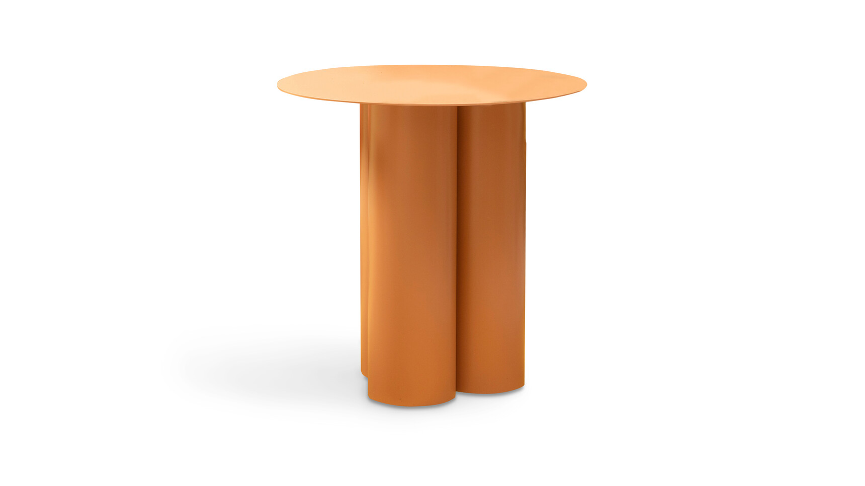 Deadgood Chonk Side Table Orange Finish Family Image