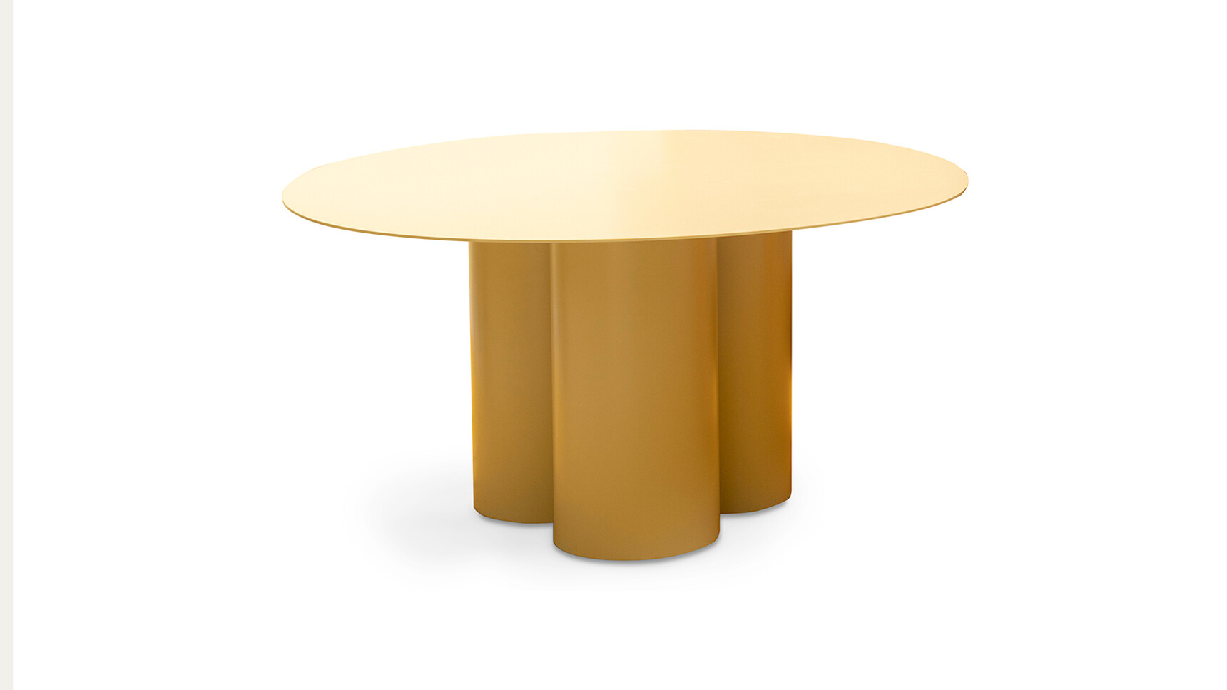 Deadgood Chonk Coffee Table Yellow Finish Family Image